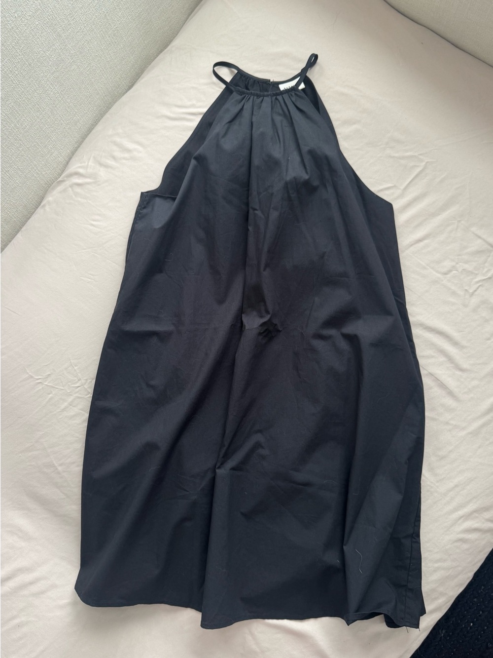 Aritzia Babaton Savile Poplin Dress Black XXS